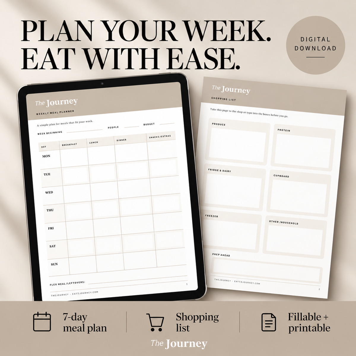 WEEKLY MEAL PLANNER