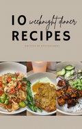 10 WEEKNIGHT DINNER RECIPES E-BOOK